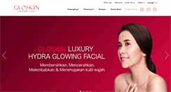 Desktop Screenshot of beautifulgloskin.com